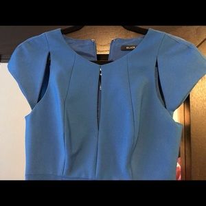 Blue Black Halo dress